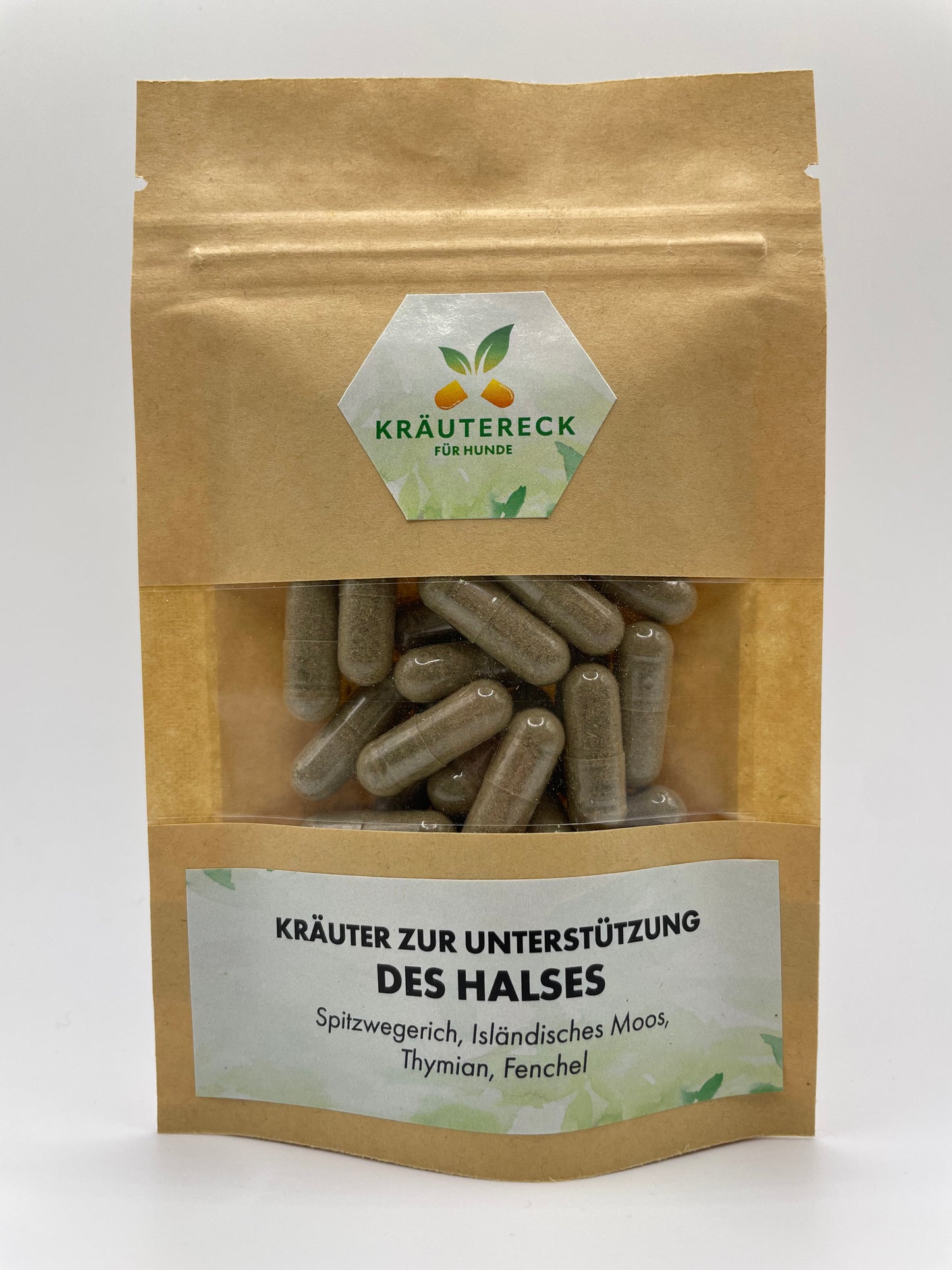 Kräuterkapseln - akut Hals Hund