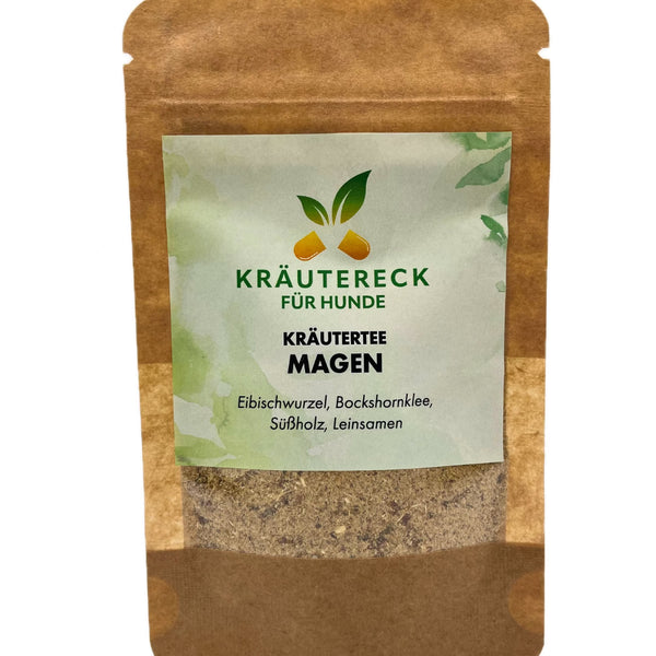 Kräutertee Hund – Magen | mit Eibischwurzel, Leinsamen & mehr