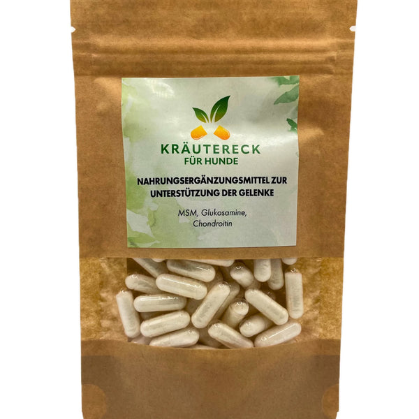 Nahrungsergänzung Hund – Gelenke | mit MSM, Glucosamin & Chondroitin