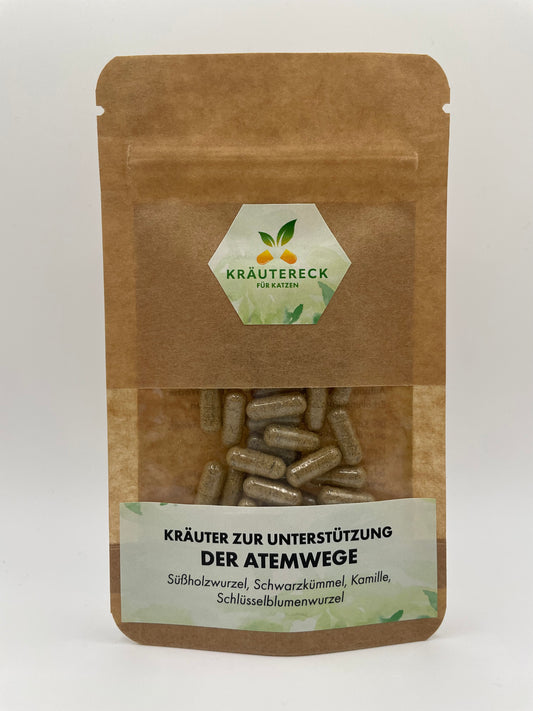 Kräuterkapseln - Atemwege Katze