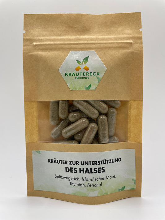 Kräuterkapseln - akut Hals Hund