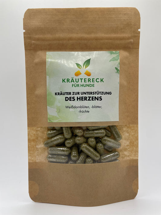 Kräuterkapseln - Herz Hund