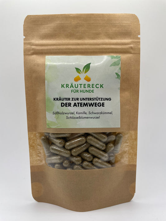 Kräuterkapseln - Atemwege Hund