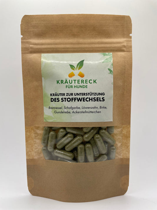 Kräuterkapseln - Stoffwechsel Hund