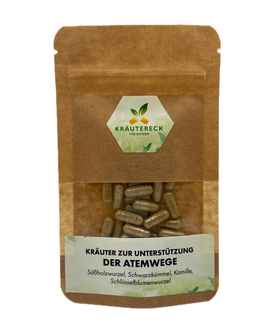 Kräuterkapseln - Atemwege Katze