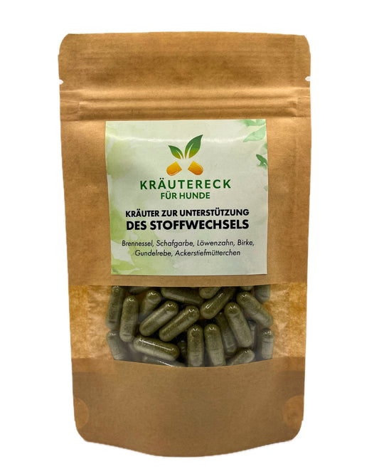 Kräuterkapseln - Stoffwechsel Hund