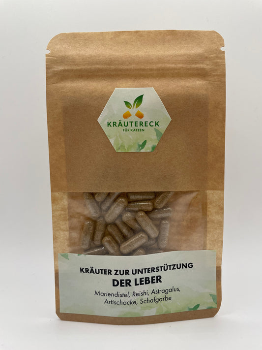 Kräuterkapseln - Leber Katze